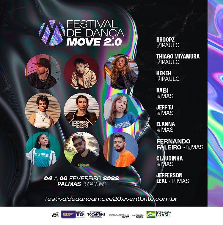 Termina nessa sexta, 28, a inscrição para o Festival de Dança – MOVE 2.0