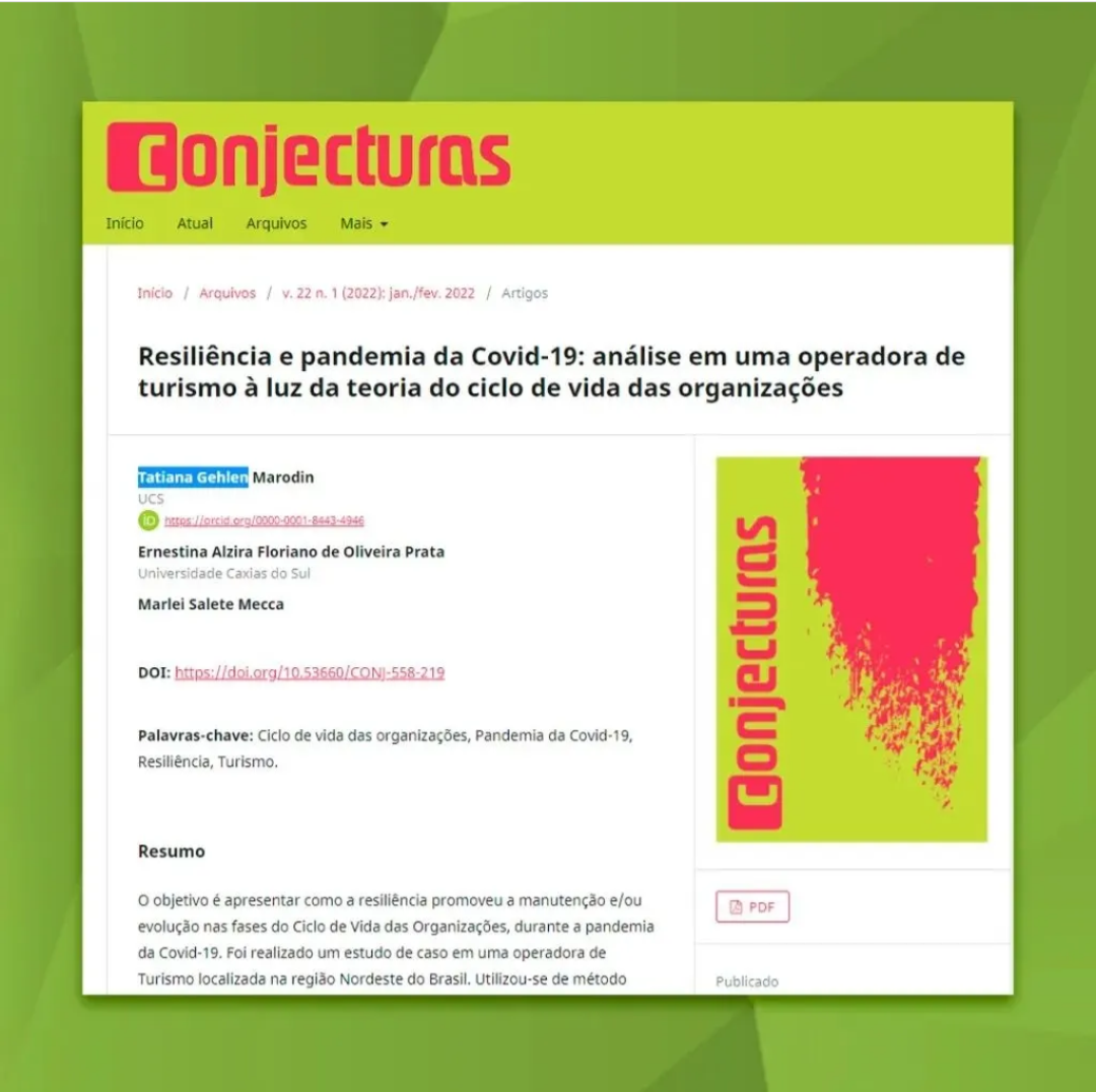 Foco Operadora, de Natal-RN, é destaque em revista Científica da Universidade de Caxias do Sul (RS)