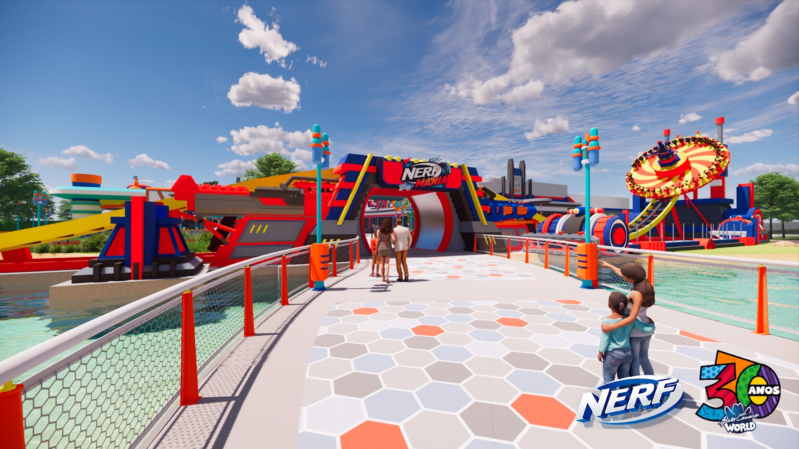 Beto Carrero World terá a primeira área temática NERF no mundo
