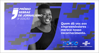 Inscrições para Prêmio Sebrae de Jornalismo encerram nesta quinta-feira (30)