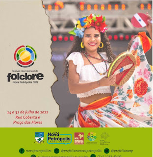 49o Festival Internacional de Folclore dr Nova Petrópolis-RS segue até 31 de julho 