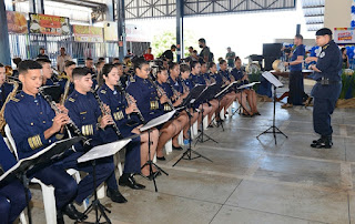 Orquestra Jovem da Guarda Metropolitana se apresenta na Praia da Graciosa