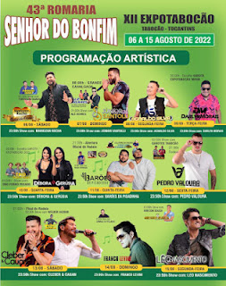 12ª edição da ExpoTabocão ocorre entre os dias 06 e 15 de agosto