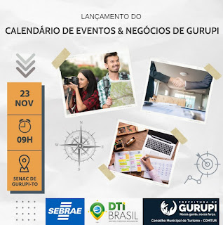 Calendário de Eventos & Negócios de Gurupi será lançado nessa quarta, 23