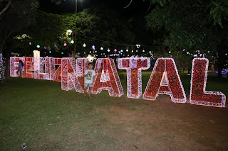A inauguração da decoração e programação do 