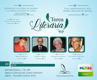 Terça Literária apresenta ‘Imortalidade: não morro nem que me matem’ 