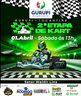 Gurupi sedia 2ª Etapa do Campeonato Tocantinense de Kart de Rua