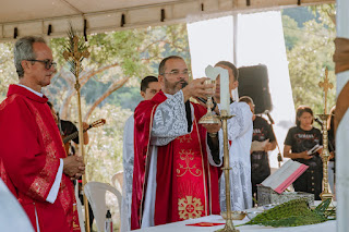 Missa de Ramos na Serra do Estrondo marca início à Semana Santa em Paraíso do Tocantins