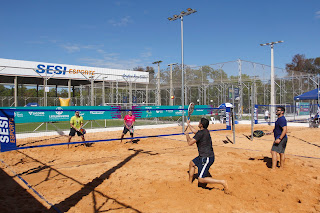 Mais de 220 duplas participam da 1ª etapa do Circuito SESI de Beach Tennis