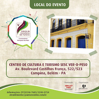 Noite do V Prêmio de Jornalismo da Abrajet-Pará terá guitarrada, carimbó e degustação de chefs paraenses 