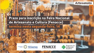 Inscrições Feira Nacional de Artesanato e Cultura encerram nessa segunda-feira, 14