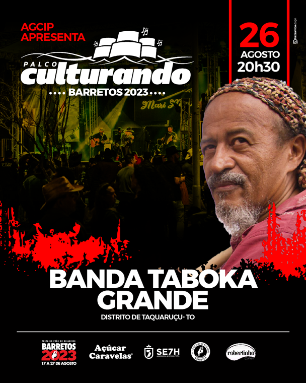 Banda TabokaGrande no Palco Culturando na Festa do Peão de Barretos 2023.