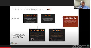 Marcello Lelis apresenta resultados no Tocantins em webinar sobre o desmatamento na região do Matopiba