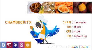 Chambuquito é mascote do Festival Gastronômico de Taquaruçu