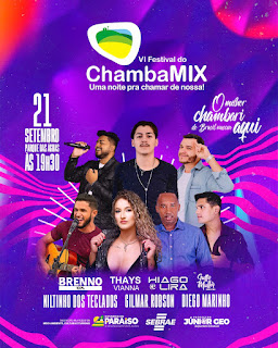 VI edição do Festival do Chambari começa nesta quinta-feira, 21, em Paraíso do Tocantins