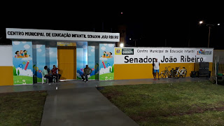 Gurupi inaugura Centro de Educação Infantil em homenagem a João Ribeiro 