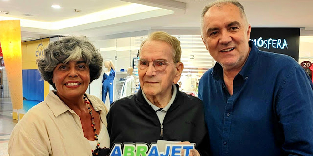 Wilson Sierra (Duke) é homenageado pela ABRAJET Nacional