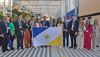 Wanderlei Barbosa e comitiva participam do lançamento do Plano de Transformação Ecológica na COP-28