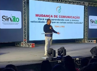 Tom Lyra foi um dos destaques no Congresso de Fisioterapia
