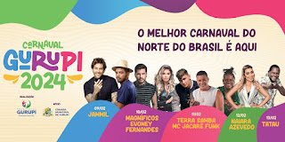 Carnaval de Gurupi 2024 terá 42 atrações nacionais e regionais