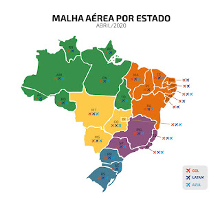 Coronavírus: Voos essenciais no Brasil começaram neste sábado, 28