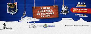 Arraiá da Capital Online acontece de 25 a 29 de novembro nas redes sociais da Prefeitura de Palmas 