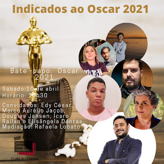Indicados ao Oscar 2021 são tema de live do Canal Clube do Cinema