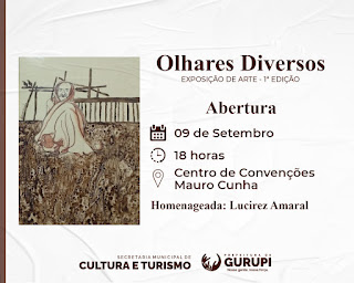 Exposição “Olhares Diversos” inicia nesta quinta-feira, 9, em Gurupi